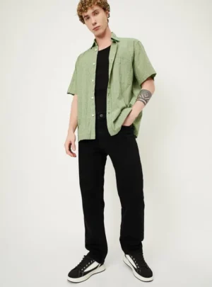 Black Equity – Premium Jet Black Straight Jean