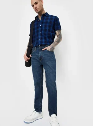 Blue Reserve – Premium Mid-Wash Straight Jean